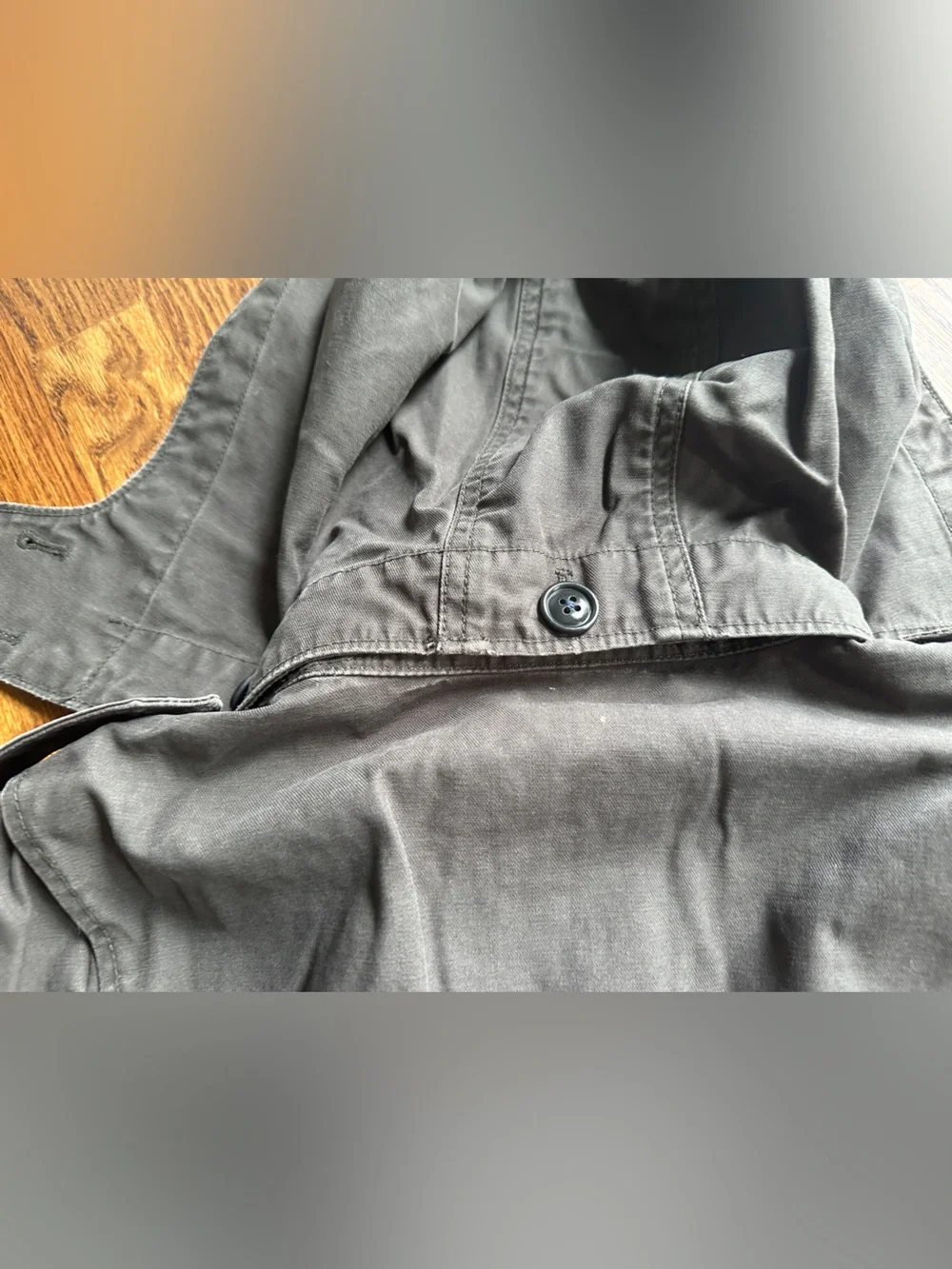 J. Crew Men's Garrison Military Field Jacket - Dark gray heavyweight